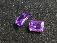 2.95ct Natural Purple Tanzanite Emerald Cut Gemstones - 3