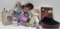 Seymour Mann PS-56BL Collectible Porcelain Doll, c.1984 in Original Box