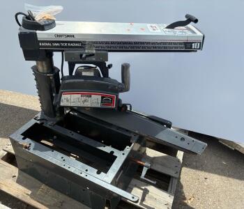 Craftsman 10" Radial Arm Saw, Model 113 Series, Single Phase, 2.5 HP, Missing Table, ( tested)
