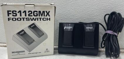 Behringer FS112GMX Dual Footswitch for V-Tone Amplifiers with Original Box