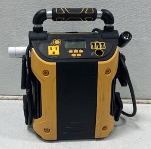 Stanley J5CPDE Portable Power Station Jump Starter with 1200 Peak Amps, 500W Inverter, and 120 PSI Air Compressor