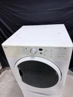 Kenmore Front Load Electric Dryer with Pedestal, 7.0 cu. ft. Capacity, White, Stackable - 5