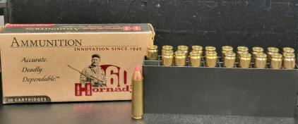 (1) Hornady .450 Bushmaster 250 gr FTX Ammunition, 20 Rounds, Custom #82244, Lot 3101860