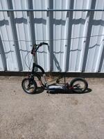 HENT Kick Scooter, 12" Pneumatic Tires, Steel Frame, Front & Rear V-Brakes, BMX-Style Bars
