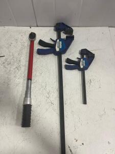 ARE8 1/2" Drive Click Type Torque Wrench, 30&ndash;250 ft-lb, Adjustable, Reversible Ratchet