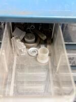 54-Drawer Blue Small Parts Organizer Cabinet, Steel Frame, Clear Plastic Drawers, Loaded Hardware - 17