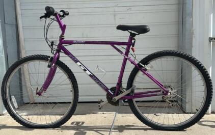GT Timberline Mountain Bike, Chromoly Frame, 26" Wheels, 21-Speed, V-Brakes, Purple
