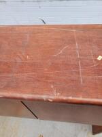 Large Mid-Century Modern Wooden Credenza, Four Doors, Serial Number 195968, Brown Finish(zone-2) - 6