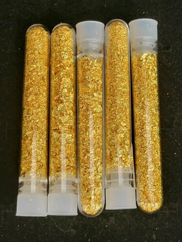 (5) Bottles of Gold Flake/Gold Leaf
