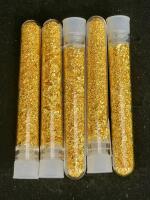 (5) Bottles of Gold Flake/Gold Leaf