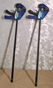 (2) 24" IRWIN Quick Grip Bar Clamps