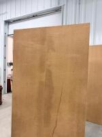 Tall 6-Shelf Freestanding Bookshelf, Particle Board, 72"x36"x12", Brown Finish - 8