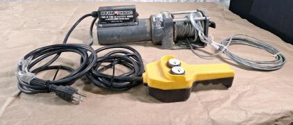 (1) Badland Winches 120V AC 1500-Lb Electric Winch