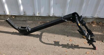 Heavy-Duty Universal Adjustable Steel Tow Bar, 2" Receiver, 5,000 lb Capacity, Dual Arms