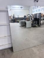 (2) Large Frameless Rectangular Wall Mirrors &ndash; 41&rdquo;x45&rdquo;, Minor Corner Chips, Gym/Studio/Home - 2