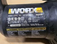 WORX WG305.1 Electric Chainsaw, 14" Bar, 8 Amp Motor, Tool-Free Chain Tensioning - 2