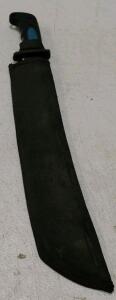 Machete with Synthetic Handle and Sheath, 18" Blade