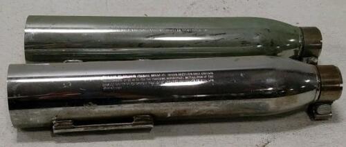Two Harley Davidson Exhaust