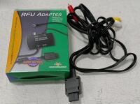 RFU Adapter For Nitendo 64, EFJohnsons Desktop Microphone, and Element TV (Cannot Test, No Cords) - 2