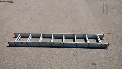 All American Aluminum 16 ft Extension Ladder A3016-2, Type III, 200 lb Capacity, 2-Section