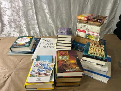 Large Lot 27 Mixed Books &ndash; Fiction, Nonfiction, Reference, Classics, Atlases, Illustrated