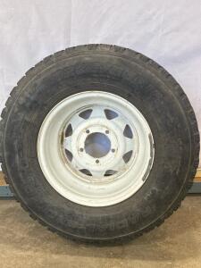LT235/85R16 Light Truck Tire on 16" 8-Lug Steel Wheel, Load Range E, All-Terrain Tread