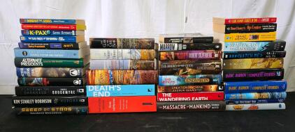 37 Science Fiction & Fantasy Books: Asimov, Pratchett, Liu, Simmons, Auel, Silverberg, More