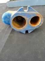 Large Mixed Lot Industrial Pipe Fittings, Bolts, Tools & Hardware, 40+ Pieces, 1" Galvanized - 19