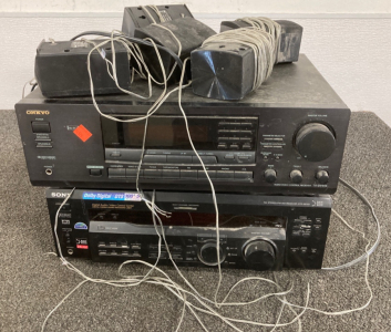 Sony And Onkyo Stereo Systems