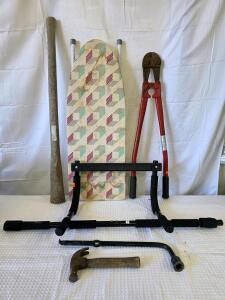 Lot of Hand Tools, GPX CD Players, Kidde Smoke Alarm, Ironing Board, Label Kit, Tote & More