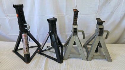 Petersen Automotive 4,000 lb Pin-Type Steel Jack Stands, 4-Pack