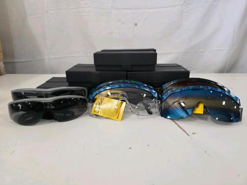 Willson Eclipse ANSI Z87 Safety Glasses, Multiple Tints, Camo Frame, CSA, LED Lenser Cases