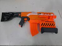 Nerf Blaster Lot: Stockade, Retaliator, Demolisher, Stampede, Nitron, Crossfire Bow - 2