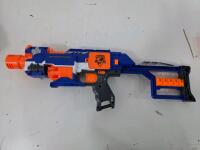 Nerf Blaster Lot: Stockade, Retaliator, Demolisher, Stampede, Nitron, Crossfire Bow - 5