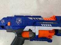 Nerf Blaster Lot: Stockade, Retaliator, Demolisher, Stampede, Nitron, Crossfire Bow - 6