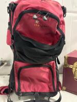 Sherpani Red Hiking/Backpacking Backpack, Internal Frame, 55&ndash;65L, Multiple Compartments, Hip Belt - 2