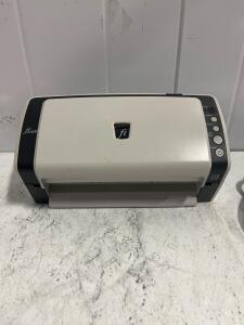 Fujitsu fi-6130 Document Scanner, 600 dpi, 50 Sheet ADF, Duplex, USB, Serial 383885, no cord, unable to test