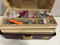 Mixed Hand Tool Set with Screwdrivers, Wrenches, Pliers, Hammer, Saw, Hardware & Plastic Toolbox - 5