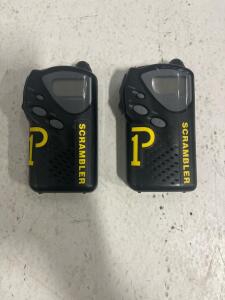 (2) Kenwood UBZ-LF14 FM Transceiver Walkie Talkies Pair, 14 Channel, Scrambler, FCC ALHUBZ-LF14