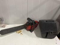 Homelite 330 Gas Chainsaw, 58cc, 20" Bar, 2-Stroke Engine, with Case