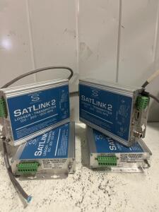 (4) Sutron SATLINK2 Satellite Data Logger/Transmitter, Model SL2-G312-1OPE, 100/300/1200 BPS, 7/14W RF Output
