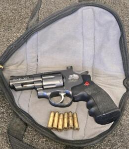 Crosman SNR .357 CO2 4.5mm Air Revolver, 2.6" Barrel, 6-Shot, Full Metal, Serial 19A31107
