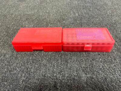 Remington & Black Hills 10mm Auto Ammunition, 100 Rounds, Brass Case, FMJ/JHP, Plastic Boxes