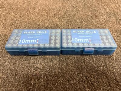 Black Hills 10mm Ammunition 100 Rounds &ndash; 170gr SWC, 180gr JHP, 200gr FMJ, Brass Case