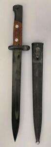 Yugoslav M1924 Mauser Bayonet by Preduzeće 44, Serial-Matched with Scabbard