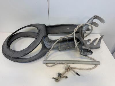 Deer-Shaped Tire Rope Swing