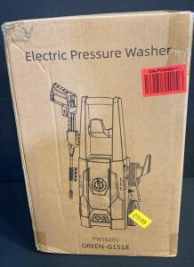 Greenworks PW1600U Electric Pressure Washer, 1600 PSI, 1.2 GPM, 13 Amp Motor- New In Box