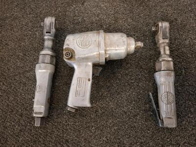 MAC Tools AW434 1/2" Air Impact Wrench and 3/8" Air Ratchet Wrenches, unable to test