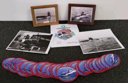 U.S. Navy Submarine Memorabilia: USS Cusk, Diodon, Rock, Sargo, And Thresher
