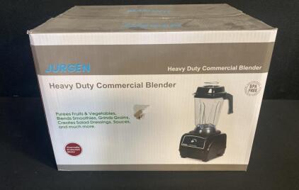 JURGEN CB-986 Heavy Duty Commercial Blender 2200W 2.5L BPA-Free, Thermally Protected Motor- New In Box